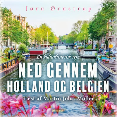 Ned gennem Holland og Belgien – omslag til lydbogen af Jørn Ørnstrup