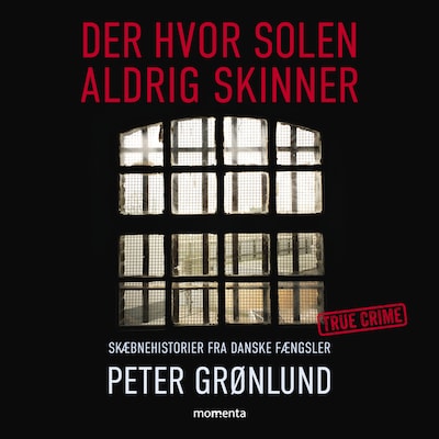 Der hvor solen aldrig skinner – omslag til lydbogen af Peter Grønlund