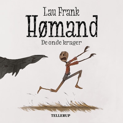 Hømand #1: De onde krager – omslag til lydbogen af Lau Frank
