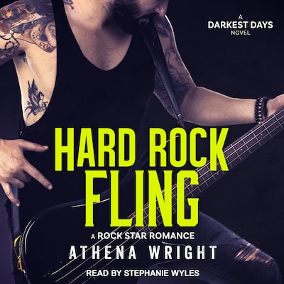 Hard Rock Fling – omslag til lydbogen af Athena Wright