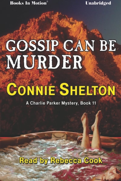 Gossip Can Be Murder – omslag til lydbogen af Connie Shelton