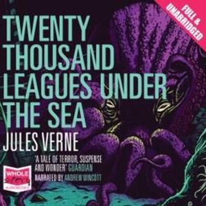 Twenty Thousand Leagues Under the Sea – okładka audiobooka, autor Jules Verne