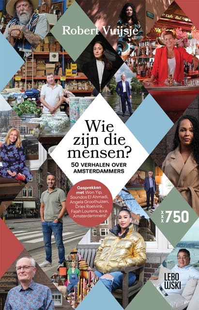 Wie zijn die mensen? – omslag van het luisterboek van Robert Vuijsje