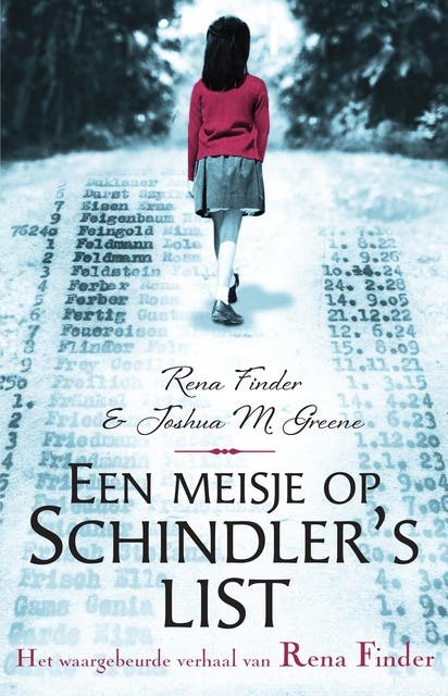 Een meisje op Schindler's list – omslag van het luisterboek van Joshua M. Greene,Rena Finder