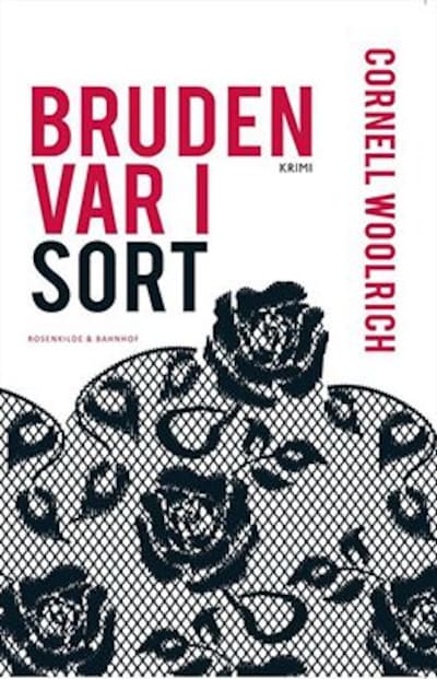 Bruden var i sort – omslag til lydbogen af Cornell Woolrich