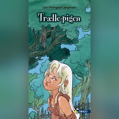 Trælle-pigen – omslag til lydbogen af Lars Holmgaard Jørgensen