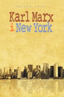 Karl Marx i New York – omslag till ljudboken av Dekius Lack