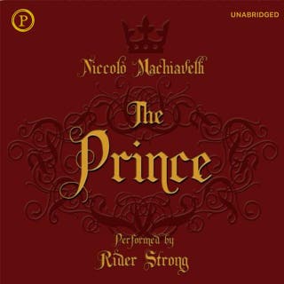 The Prince – omslag till ljudboken av Niccolo Machiavelli