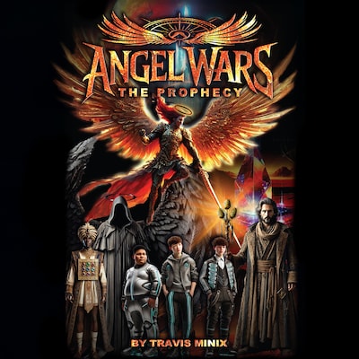 Angel Wars – omslag til lydbogen af Travis Minix