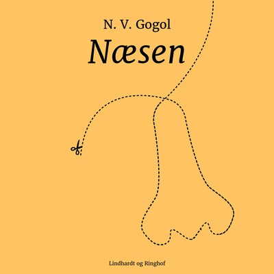 Næsen – omslag til lydbogen af N.V. Gogol