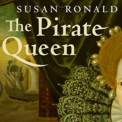 The Pirate Queen – omslag til lydbogen af Susan Ronald