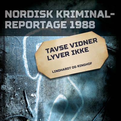Tavse vidner lyver ikke – omslag til lydbogen af diverse