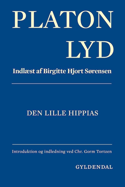 Den lille Hippias – omslag til lydbogen af Platon