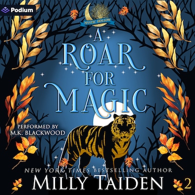A Roar for Magic – omslag til lydbogen af Milly Taiden