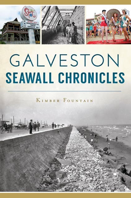 Galveston Seawall Chronicles – omslag til lydbogen af Kimber Fountain