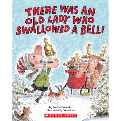 There Was an Old Lady Who Swallowed a Bell! (Unabridged) – omslag til lydbogen af Lucille Colandro