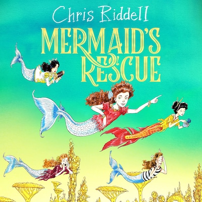 A Mermaid's Rescue – omslag til lydbogen af Chris Riddell