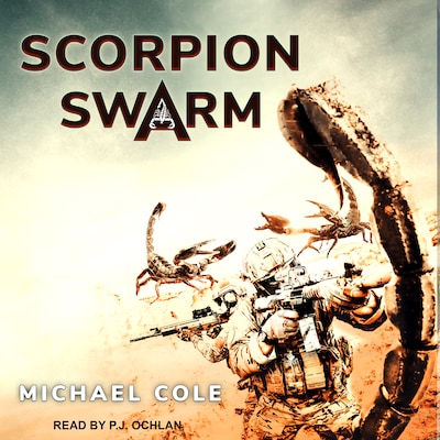 Scorpion Swarm – omslag til lydbogen af Michael Cole