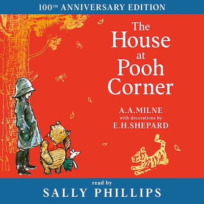 Winnie-the-Pooh: The House at Pooh Corner – omslag til lydbogen af A. A. Milne