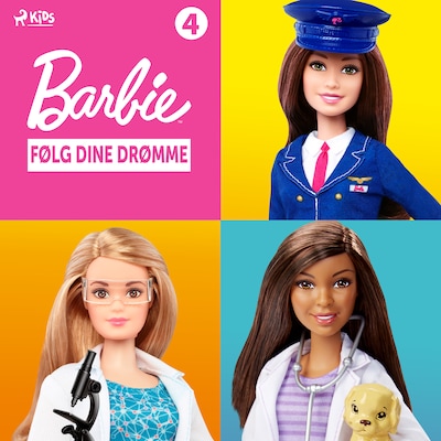 Barbie - Følg dine drømme - Historiesamling 4 – omslag til lydbogen af Mattel