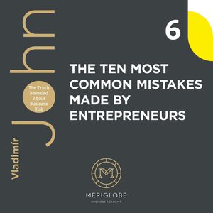 THE TEN MOST COMMON MISTAKES MADE BY ENTREPRENEURS – okładka audiobooka, autor Vladimír John