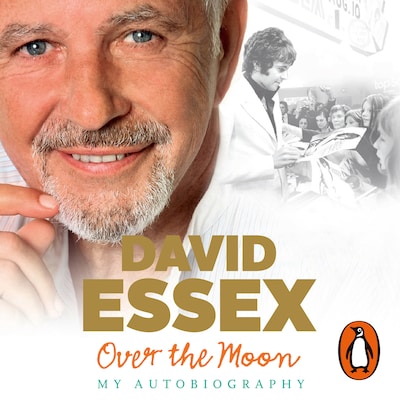 Over the Moon – omslag til lydbogen af David Essex