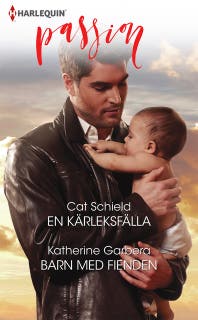 En kärleksfälla / Barn med fienden – omslag till ljudboken av Cat Schield,Katherine Garbera