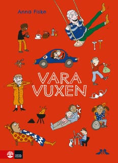 Vara vuxen – omslag till ljudboken av Anna Fiske