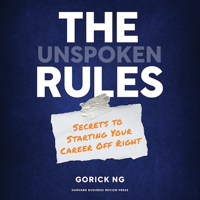 The Unspoken Rules – omslag til lydbogen af Gorick Ng