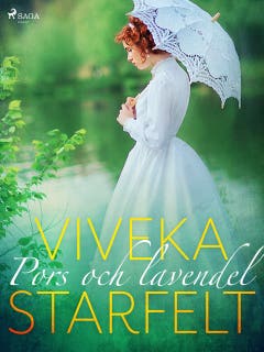 Pors och lavendel – omslag till ljudboken av Viveka Starfelt