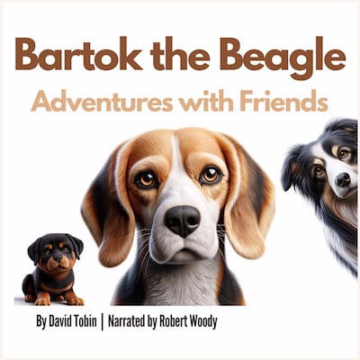 Bartok the Beagle: Adventures with Friends – omslag til lydbogen af David Tobin