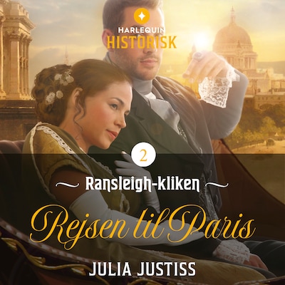 Rejsen til Paris – omslag til lydbogen af Julia Justiss