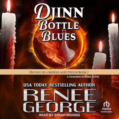 Djinn Bottle Blues – omslag til lydbogen af Renee George