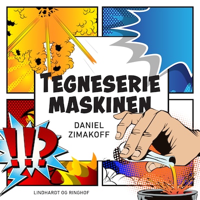 Tegneseriemaskinen – omslag til lydbogen af Daniel Zimakoff