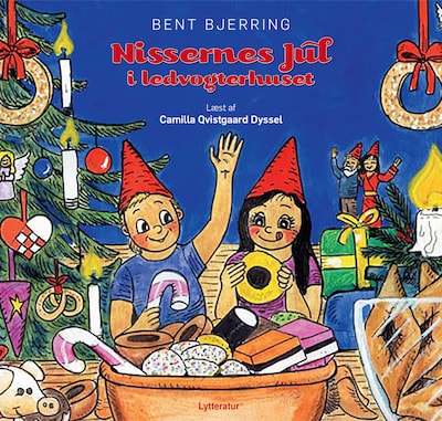 Nissernes jul i ledvogterhuset – omslag til lydbogen af Bent Bjerring