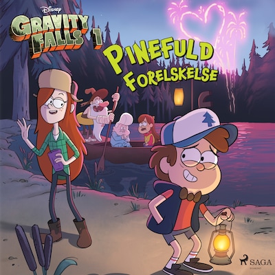 Gravity Falls (1) - Pinefuld forelskelse – omslag til lydbogen af Disney