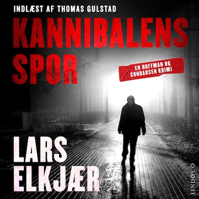 Kannibalens spor – omslag til lydbogen af Lars Elkjær