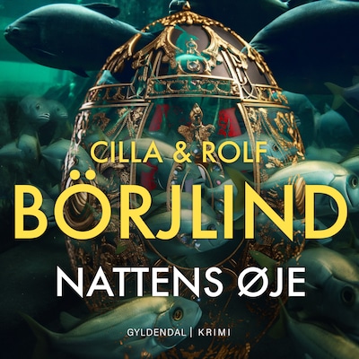 Nattens øje – omslag til lydbogen af Cilla og Rolf Börjlind