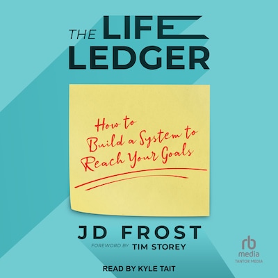 The Life Ledger – omslag til lydbogen af JD Frost