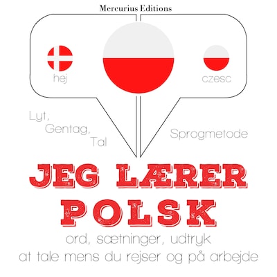 Jeg lærer polsk – omslag til lydbogen af JM Gardner