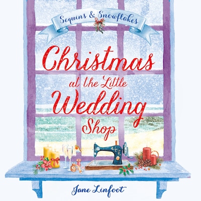 Christmas at the Little Wedding Shop – omslag til lydbogen af Jane Linfoot