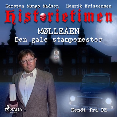 Historietimen 14 - MØLLEÅEN - Den gale stampemester – omslag til lydbogen af Henrik Kristensen, Karsten Mungo Madsen