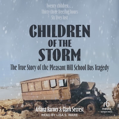 Children of the Storm – omslag til lydbogen af Ariana Harner, Clark Secrest