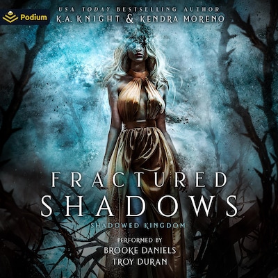 Fractured Shadows – omslag til lydbogen af K.A. Knight, Kendra Moreno