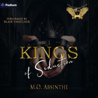 Kings of Seduction: The Pleasure Room, Book 3 – omslag till ljudboken av M.O. Absinthe