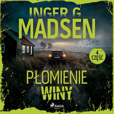 Płomienie winy: część 4 – okładka audiobooka, autor Inger Gammelgaard Madsen