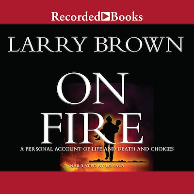 On Fire – omslag til lydbogen af Larry Brown