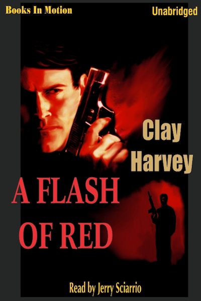 Flash of Red, A – omslag til lydbogen af Clay Harvey
