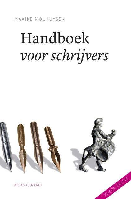 Handboek voor schrijvers – omslag van het luisterboek van Maaike Molhuysen