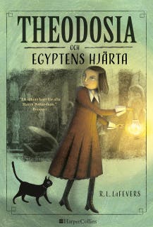 Theodosia och Egyptens hjärta – omslag till ljudboken av R. L. LaFevers